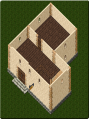 two story stone and plaster house 3